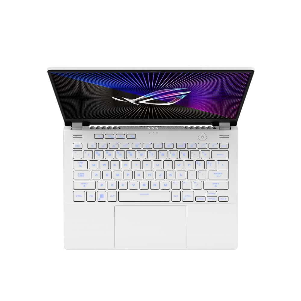 Asus ROG ZEPHYRUS G14 GAMING Ryzen™ 9 7940HS 512GB SSD 16GB 14" (2560x1440) 165Hz WIN11 NVIDIA® RTX 4060 8192MB MOONLIGHT WHITE RGB Backlit Keyboard
