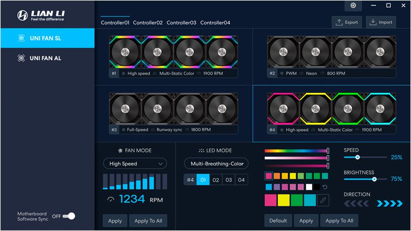 Lian Li Galahad AIO UNI FAN SL Edition 240mm Black RGB CPU Water Cooler