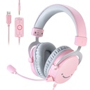 Fifine AmpliGame H9 7.1 Stereo Noise Cancelling Over-Ear Headphones Wired USB Gaming Headphones With Microphone 
