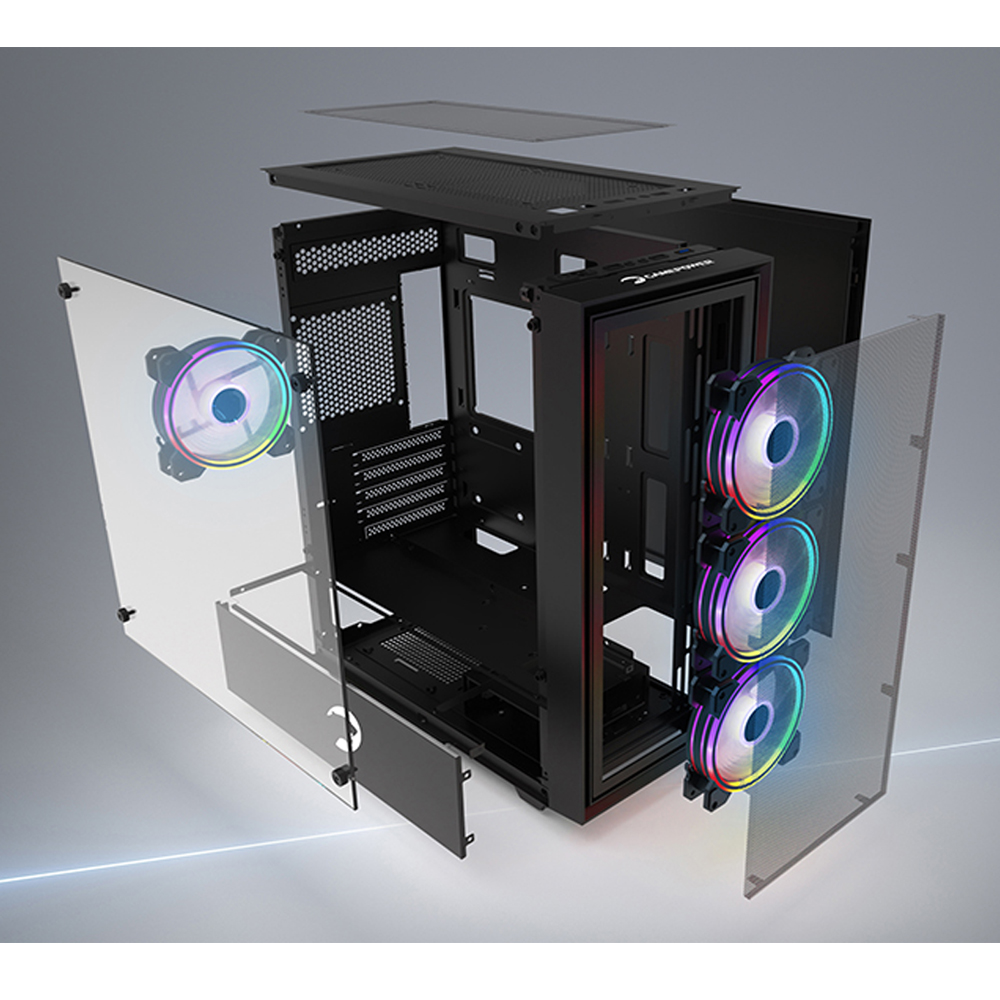 GAMEPOWER Manta ARGB Gaming Case (Empty - 500W - 700W)