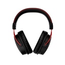 HyperX Cloud Alpha Wireless - Gaming Headset for PC, 300-hour battery life, DTS Headphone:X Spatial Audio, Memory foam, Dual Chamber Drivers, Noise-canceling mic, Durable aluminum frame,Red