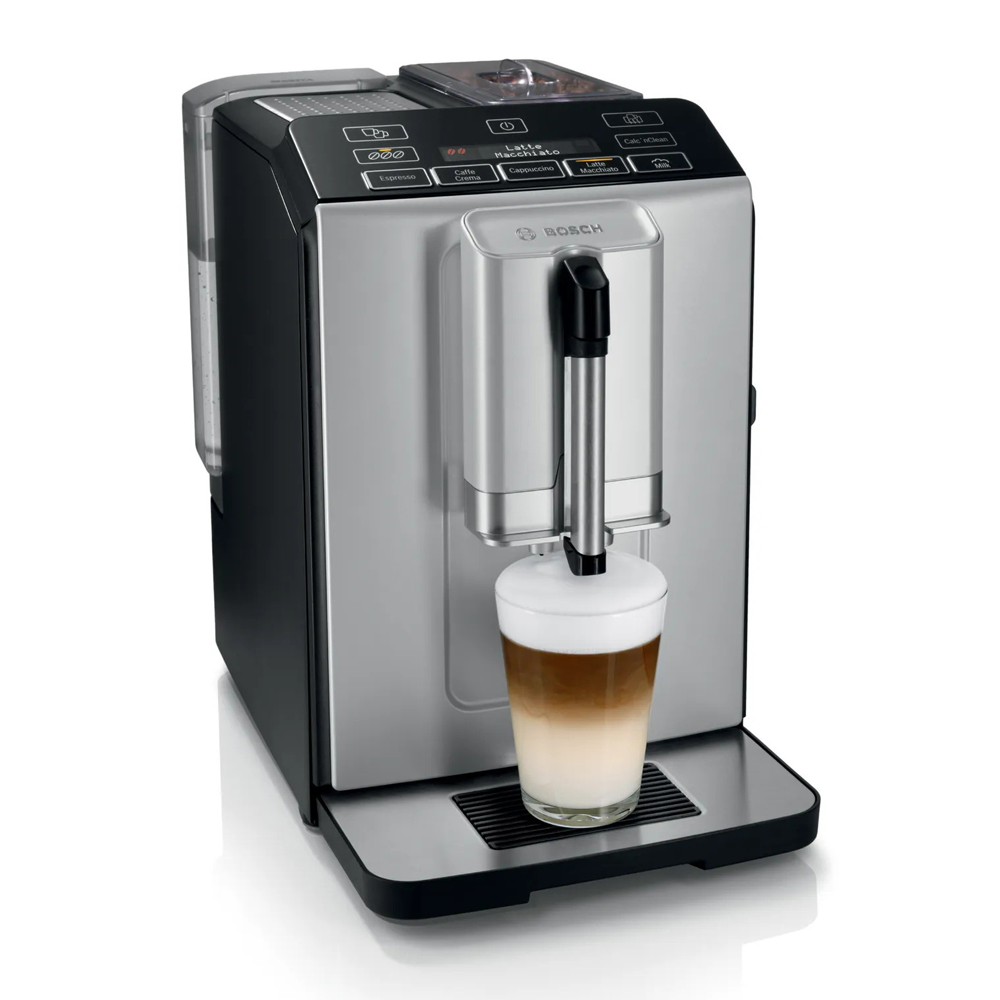 BOSCH TIS30321RW Fully automatic coffee machine VeroCup 300, 15bar, 1.4L, 1300W, Silver