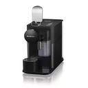 DeLonghi EN510 B/W Lattissima One Evo - Automatic Coffee Maker, Single-Serve Capsule Coffee Machine, Automatic frothed milk 165ml, Cappuccino and Latte, 19Bar, 1.0L, 1450W