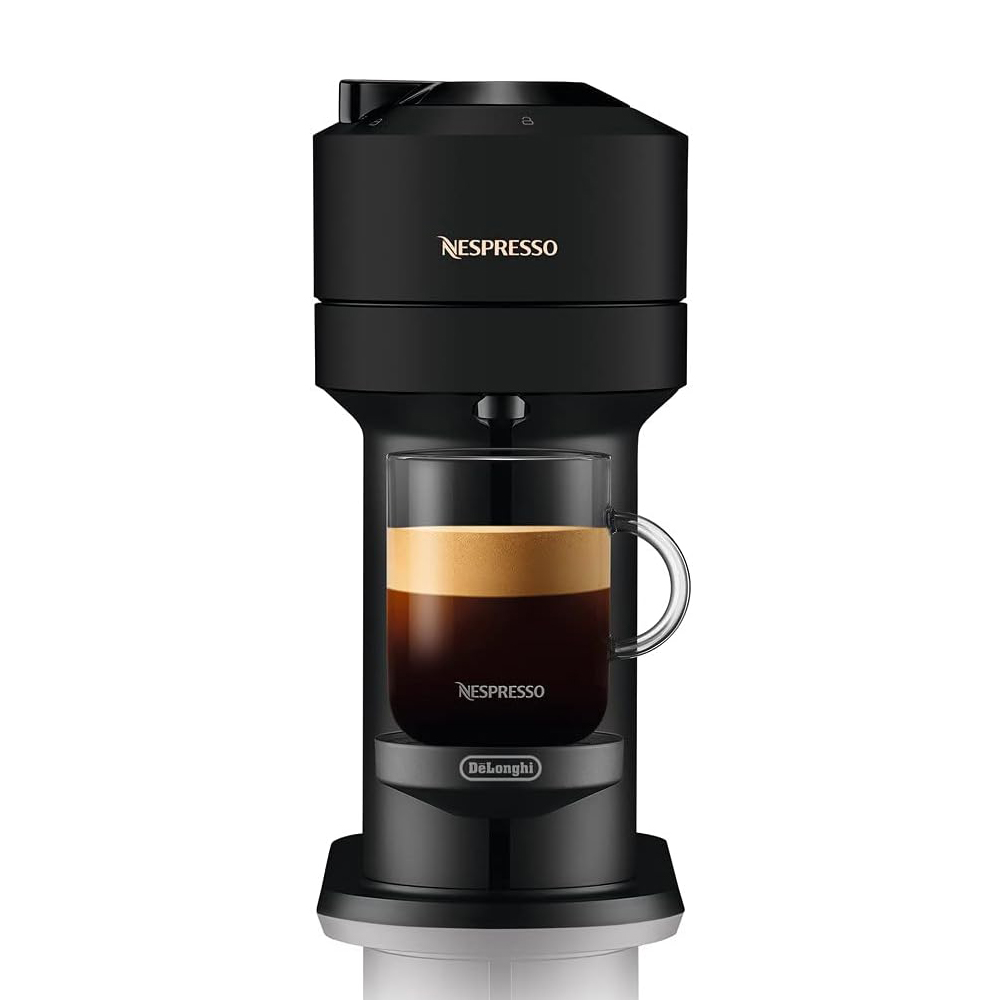 DeLonghi ENV120BM VertuoNext - Nespresso coffee Machine for Coffee Capsules, 19bar, 1260W, 1.1L, Mat Black