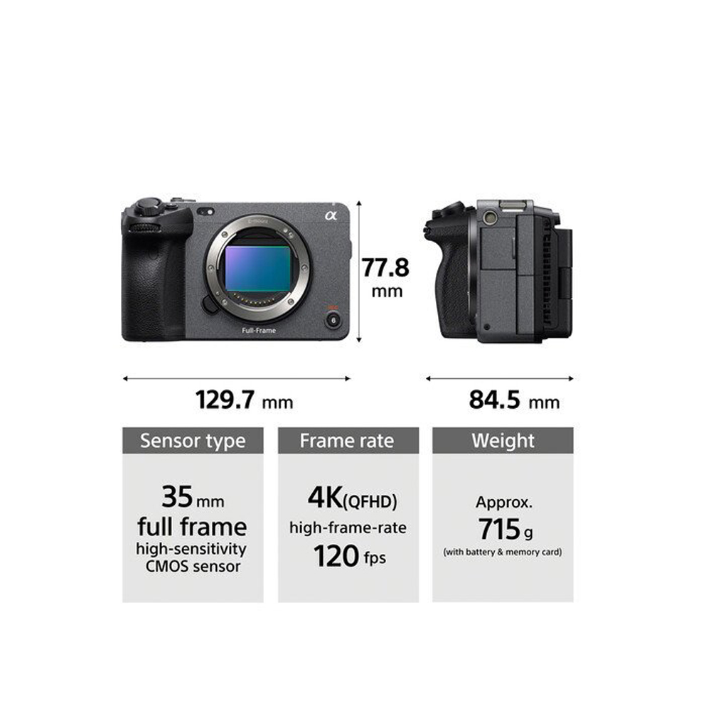 Sony FX3 Full-Frame Cinema Camera (ILME-FX3)