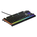 SteelSeries Apex 3 TKL RGB Gaming Keyboard – Tenkeyless Compact Form Factor - 8-Zone RGB Illumination – IP32 Water & Dust Resistant – Whisper Quiet Gaming Switch – Gaming Grade Anti-Ghosting,Black