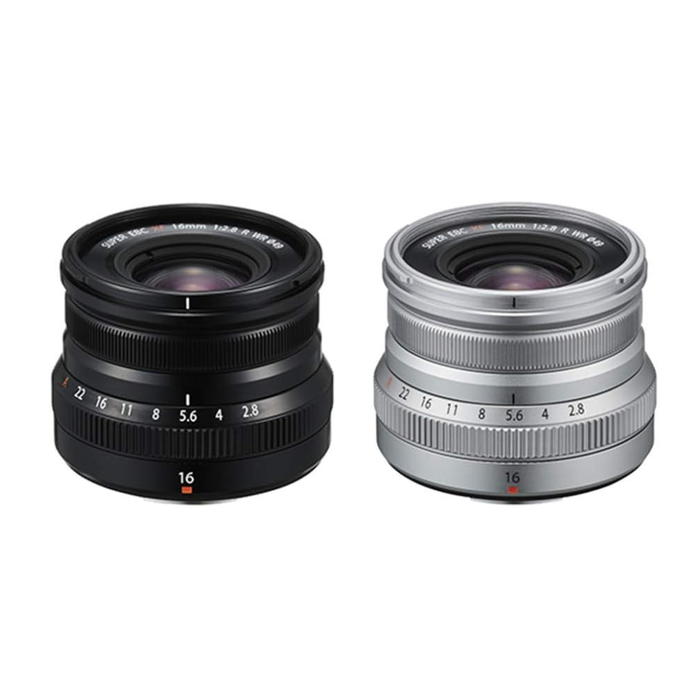 Fujifilm XF 16mm F2.8 R WR (Black - Silver)