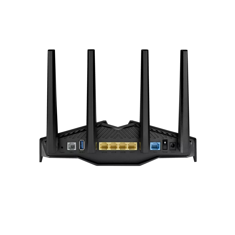 ASUS DSL-AX82U wireless router Gigabit Ethernet Dual-band (2.4 GHz / 5 GHz) Black