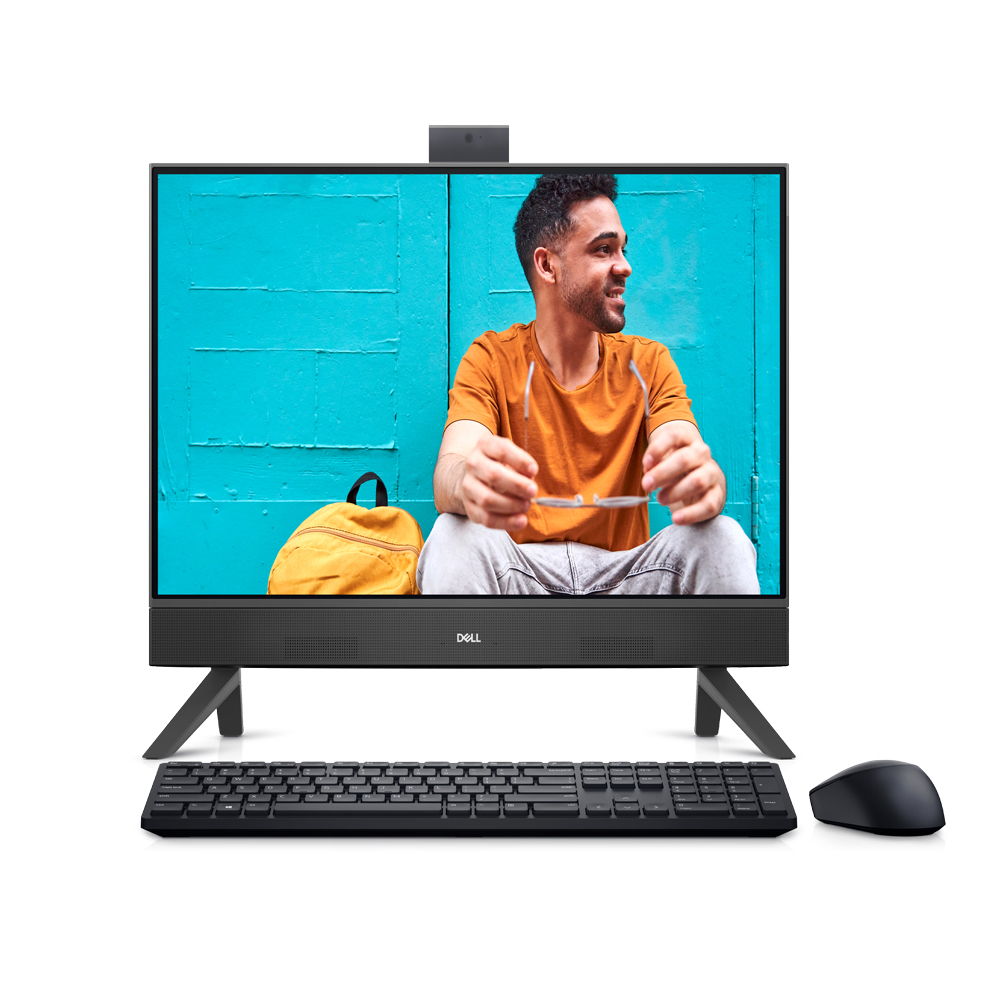 Dell Inspiron 5415-A322BLK AIO Ryzen™ 5 7530U 512GB SSD 16GB 23.8" (1920x1080) TOUCHSCREEN WIN11 Webcam Wireless Keyboard Mouse BLACK