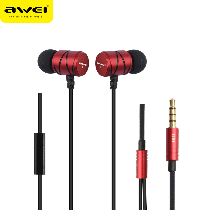 AWEI Q5i Metal Earphone Super Bass In-Ear Headset