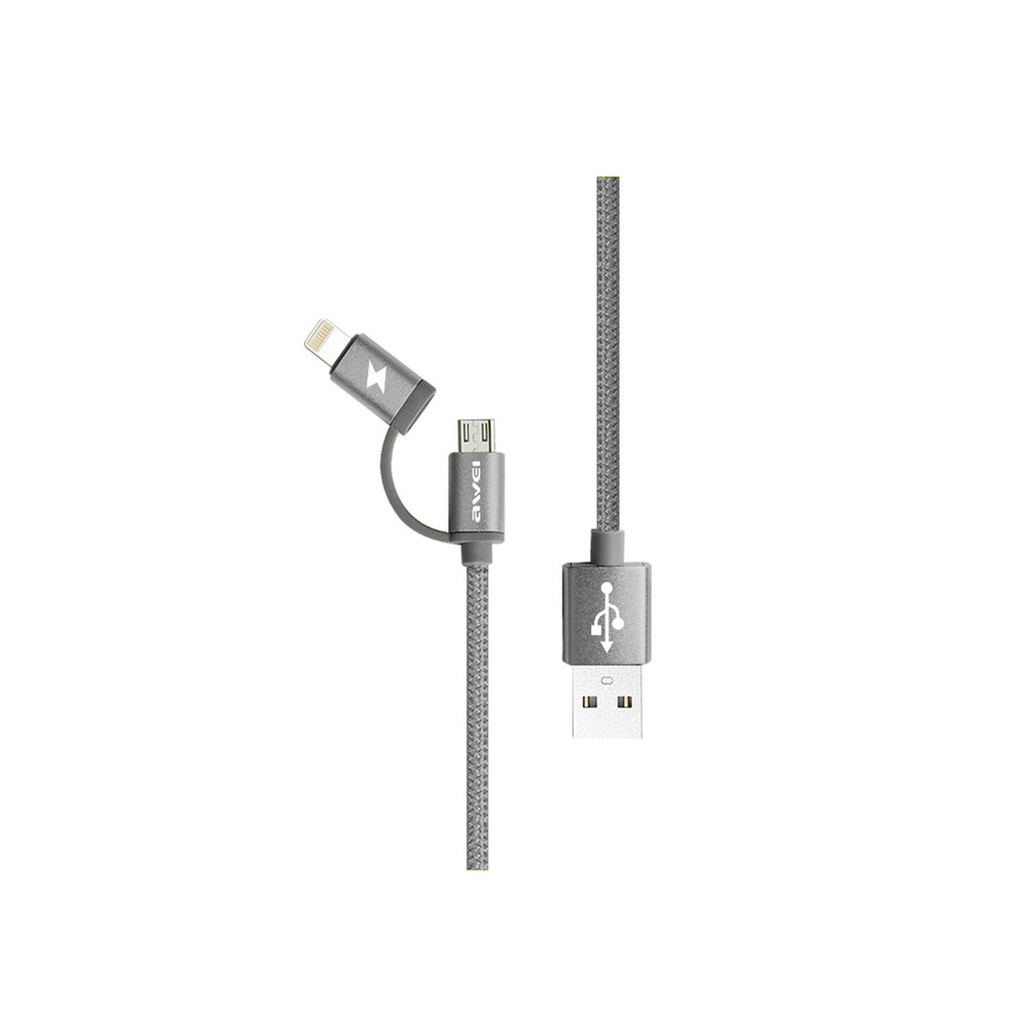 Awei (2-In-1) CL-930 Lightning & Micro-USB Cable