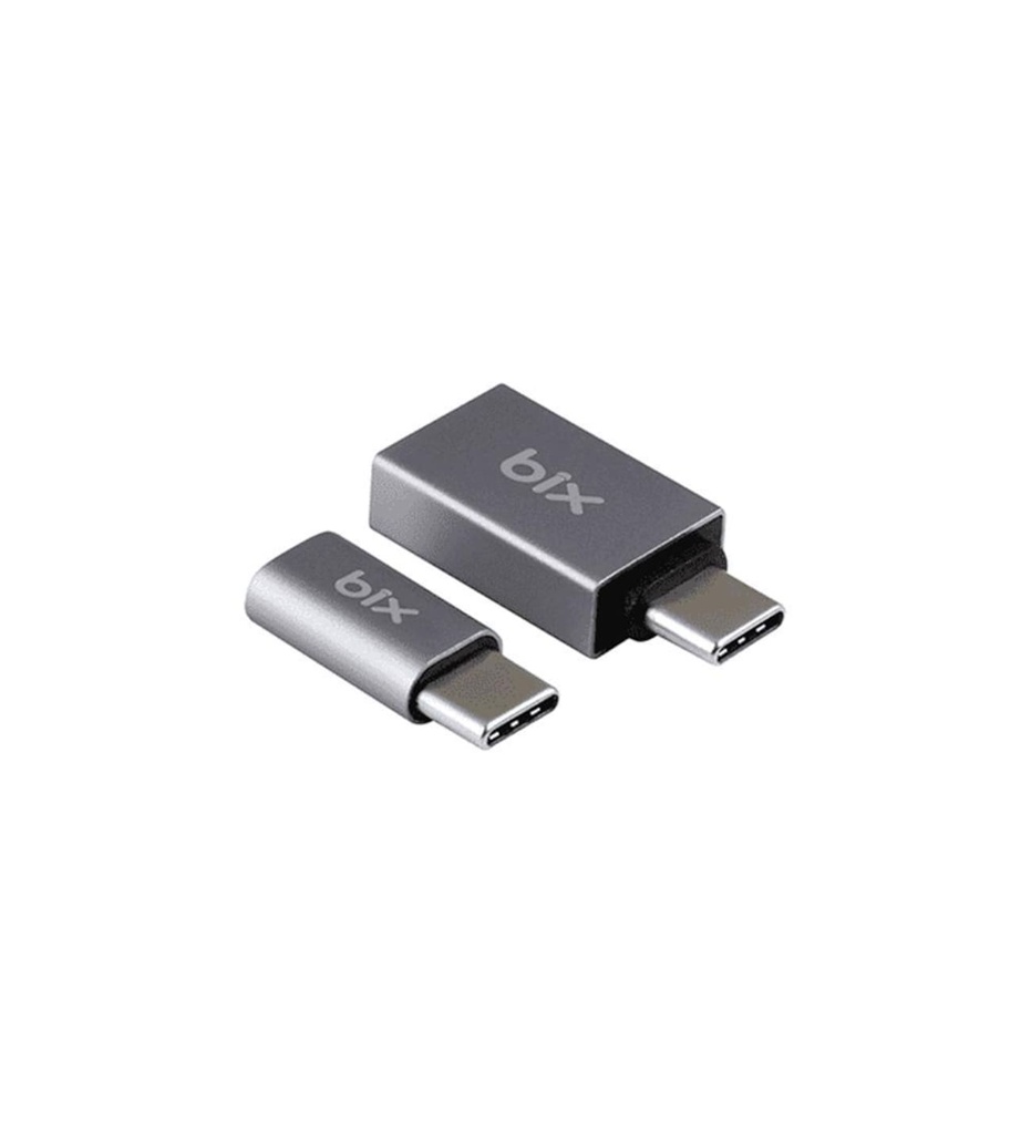 Bix ADP-04 Type-C Micro USB to USB 3.0 Converter Adapter Female 
