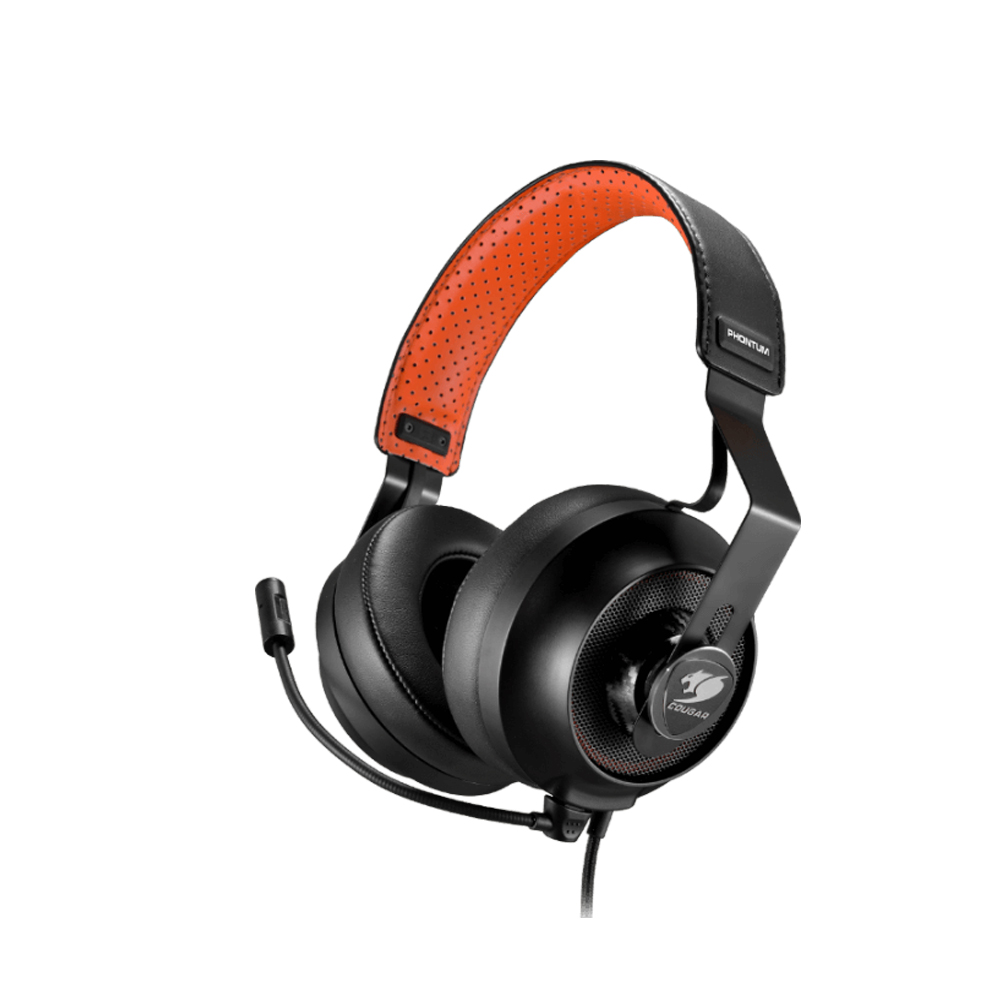 COUGAR CGR-P53NB-500 Gaming Phontum Headset Wired Head-band Black, Orange