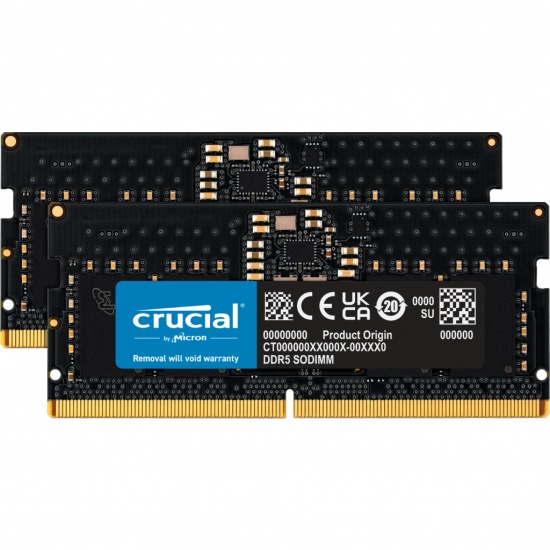 Crucial 16GB DDR5 4800MHz CL40 Dual Memory Kit (2x8GB