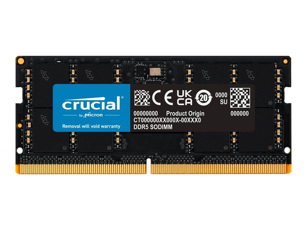 Crucial 32GB DDR5 4800 MHz SO-DIMM Memory Module