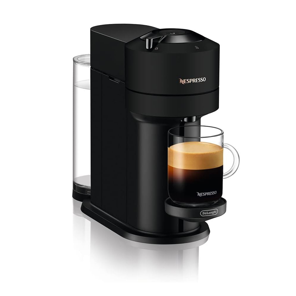 DeLonghi ENV120BM VertuoNext - Nespresso coffee Machine for Coffee Capsules, 19bar, 1260W, 1.1L, Mat Black