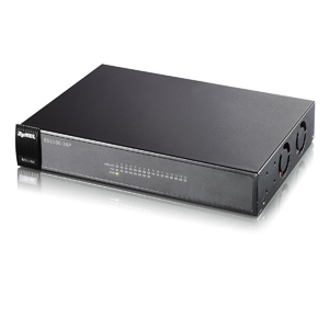 ES1100-16P-EU01F Zyxel 16 X 10/100 Desktop Poe