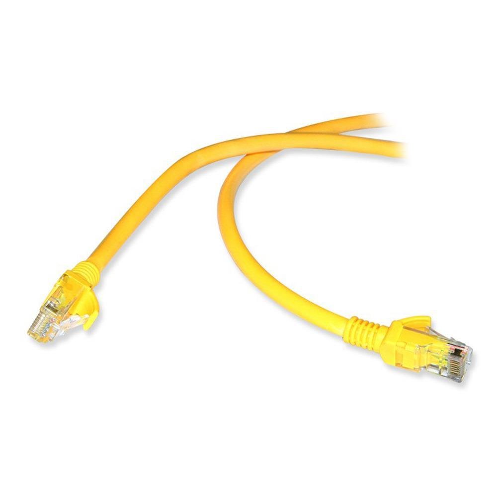 FLAXES FNK-6003S 30CM CAT6 Patch CABLE YELLOW