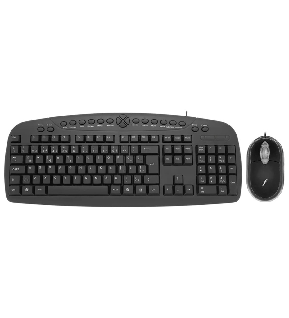 Frisby FK-146QU Wired Multimedia Keyboard Set USB