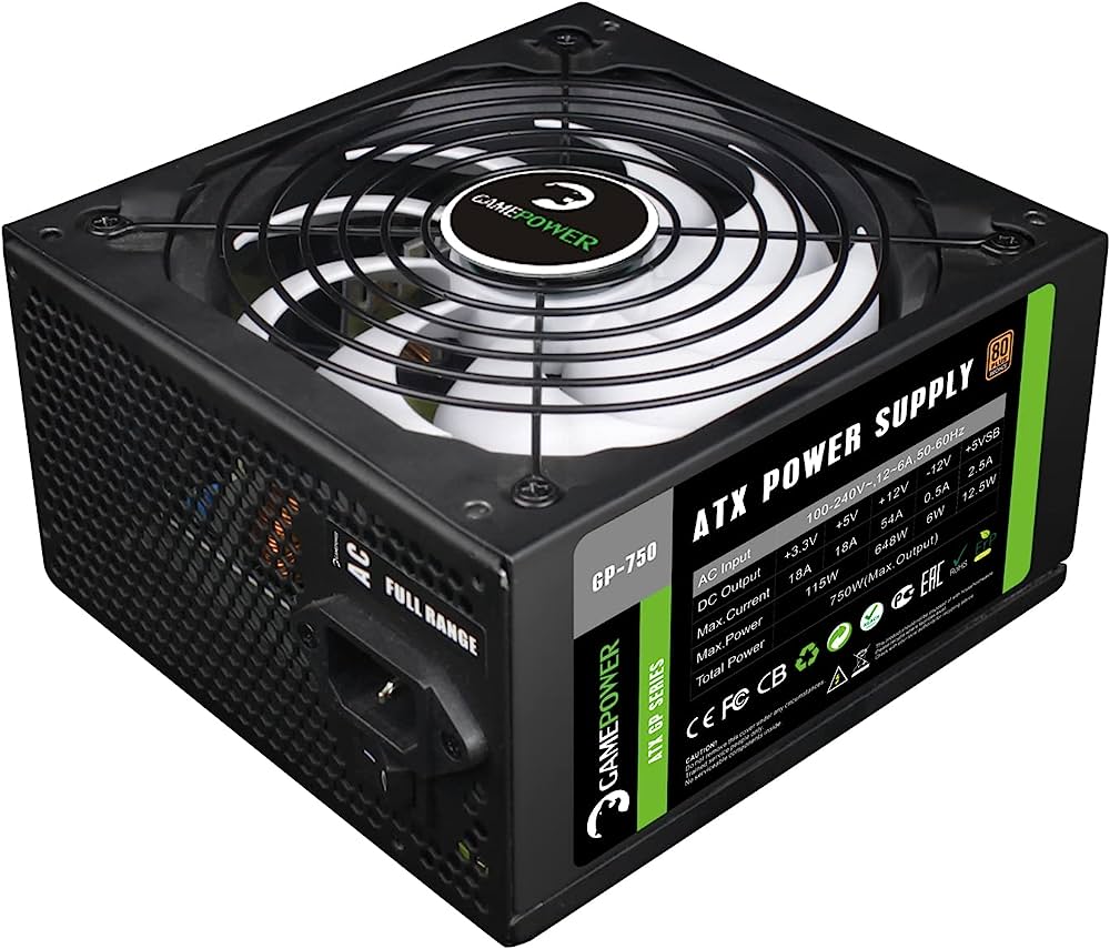 GamePower GP-750 APFC 14cm 80+ Bronze 750W Power Supply