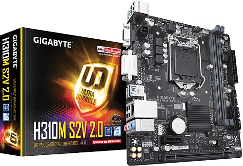 Gigabyte H310M-S2V 2.0 DDR4 Motherboard Intel LGA1151 mATX