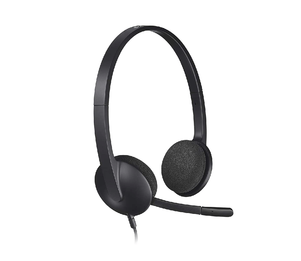 LOGITECH H340 USB HEADSET STEREO SYSTEM WITH MIC BLACK