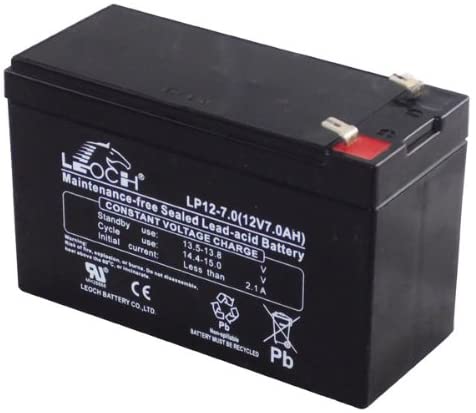 Leoch UPS Battery, 12volt 7ah Battery Lp12-7.0 Tse Certified 1000000325