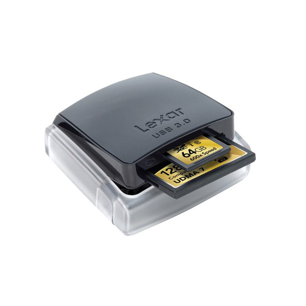 Lexar Professional USB 3.0 Dual-Slot Reader (LRW400URBAP)