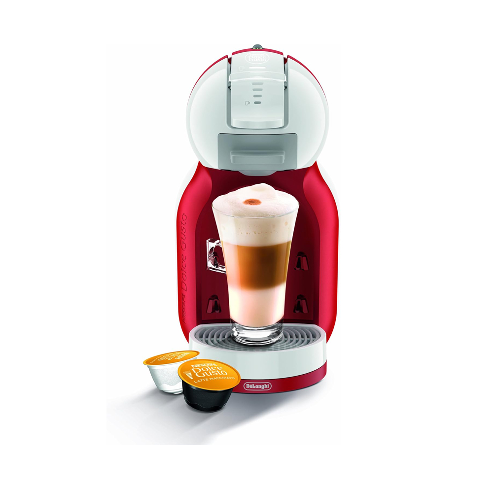 Nescafe EDG305.WR Dolce Gusto Mini Me Coffee Capsule Machine by De'Longhi, 15bar, 0.8L, 1600W, Red