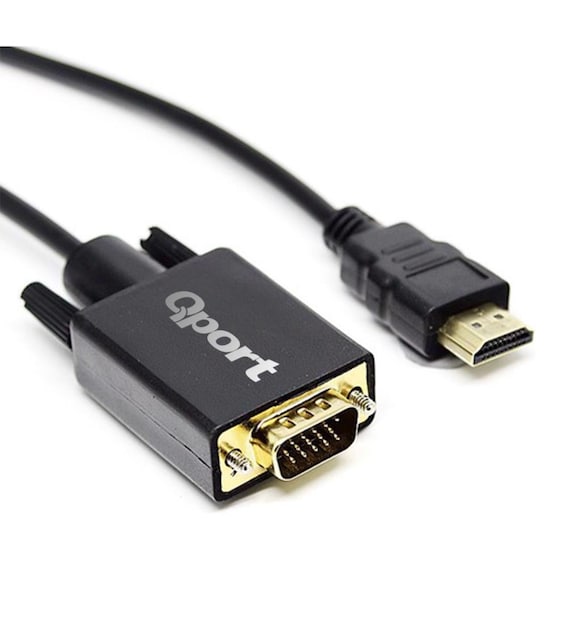 QPORT HDMI TO VGA 1.8M Converter Cable