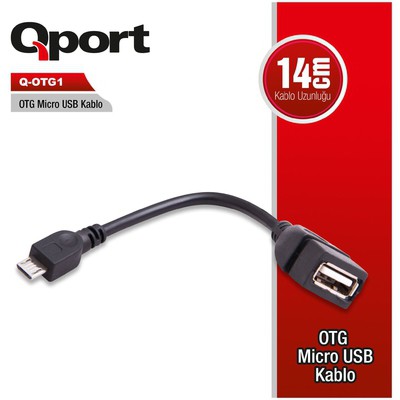 QPORT Q-OTG1 OTG Micro USB 2.0 to  USB Converter