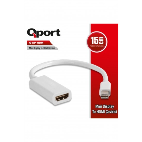 Qport Q-DP-HDMI 15cm Mini Display to HDMI