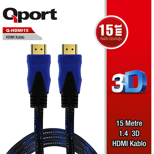 Qport Q-HDMI15 15m Hdmi Cable