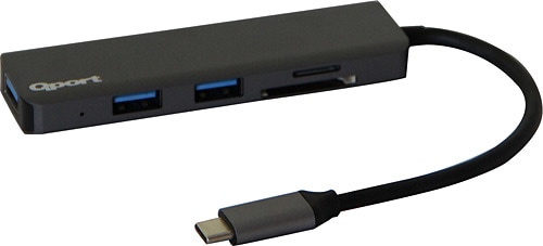 Qport Q-TU4 Tip-C Usb'ye 3x3.0port+Tip-C (F) çev