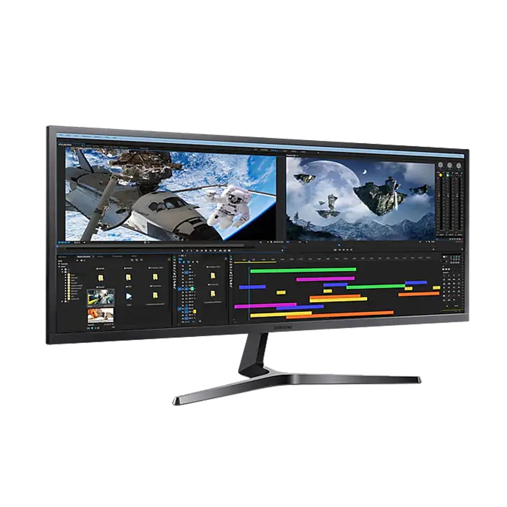 Samsung 34" Ultra WQHD Monitor 34.1" (3440x1440) 75Hz 4ms(GTG) 300cd/m² 3000:1 21:9 1xDP 2xHDMI AC10, S34J552WQN