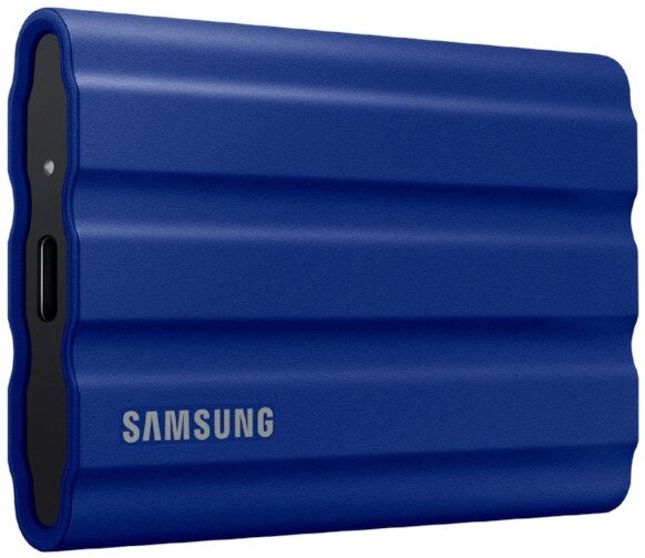 Samsung Portable SSD T7 Shield, 2TB, 3 Meter Drop Resistance and IP65, Blue