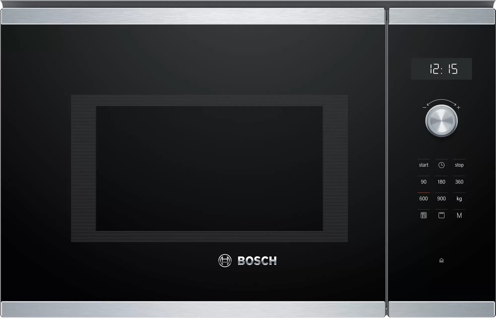 BOSCH BEL554MS0 Serie | 6 Built-In Microwave 59x38cm  Grilled Microwave oven steel with 3 different heating programs and 5 stages