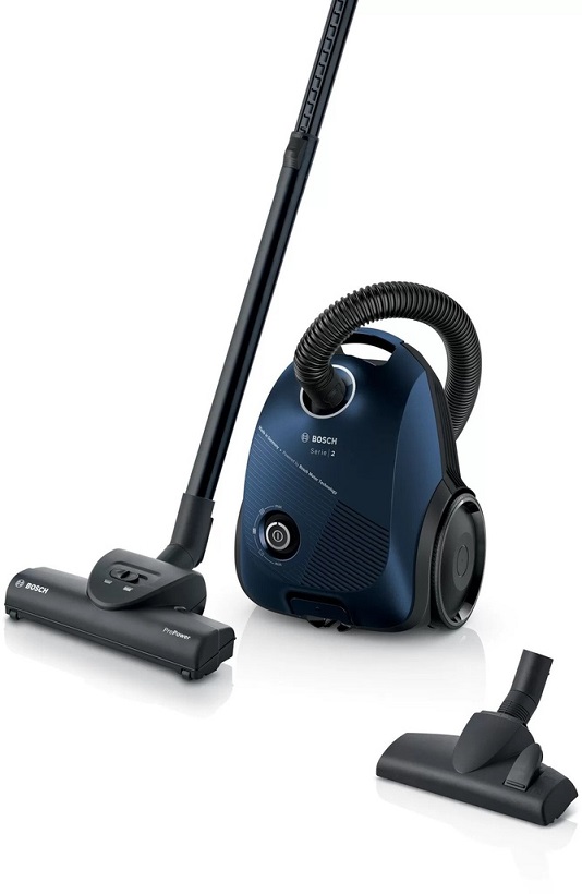 BOSCH BGBS2BU1T Series 2 Bagged Vacuum Cleaner Blue 850watt  Lacivert Air Clean 2 Filtre