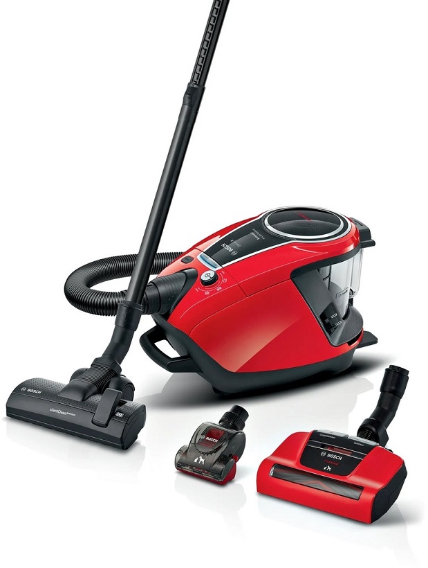 BOSCH BGS7PET Serie | 8 Bagless vacuum cleaner ProAnimal Red  700watt Compressor Tech Red 5lt Bagless Silent