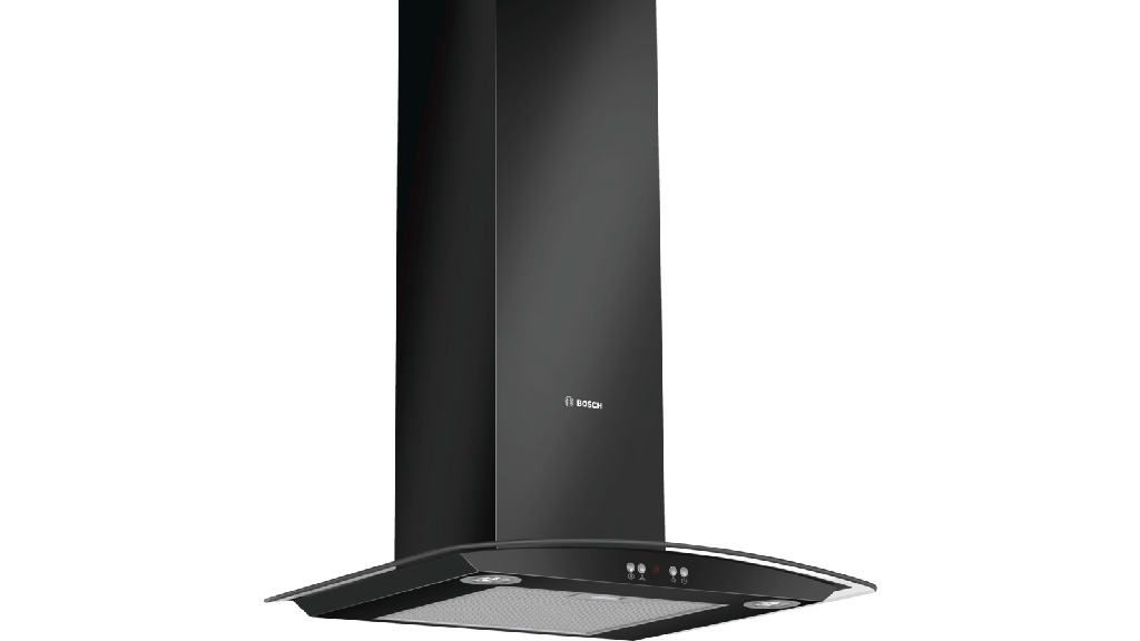 BOSCH DWA06E662 Serie | 4 wall-mounted cooker hood 60cm clear Black/Glass 3-stage with 610m3 ventilation capacity