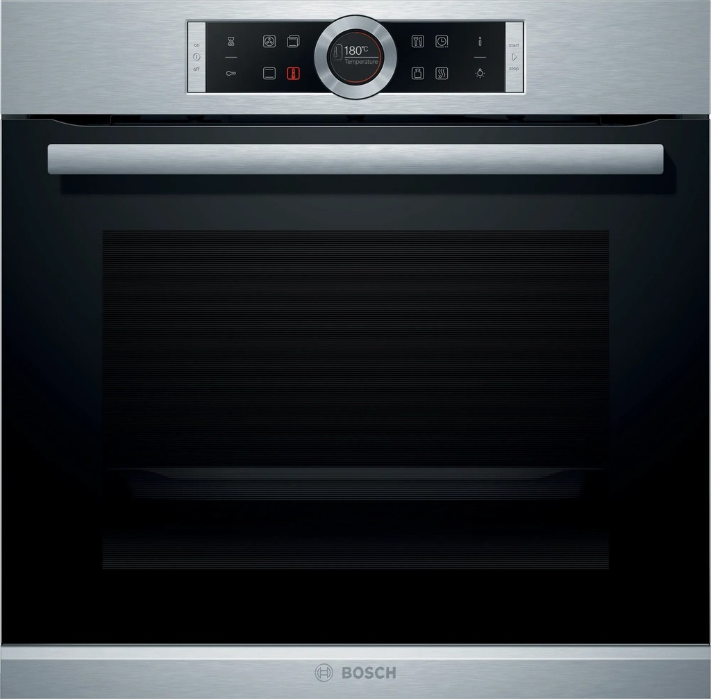 BOSCH HBG635BS1 Serie | 8 Built-in oven 60x60cm Steel Design 4D Cooking 71L XXL Preheat Keep Warm