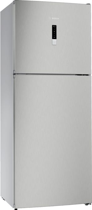 BOSCH KDN43VL20U Serie | 4 free-standing fridge-freezer with freezer at top 328lt 178x70x65cm Inox A++ energy class NF feature anti-bacterial Stainless steel look
