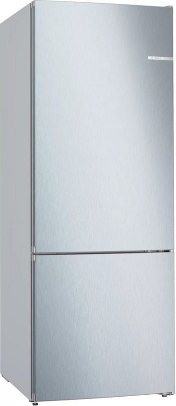 BOSCH KGN55VL20U Serie | 4 free-standing fridge-freezer with freezer at bottom 505lt 186x70x80cm Combi Inox A+ energy class NF anti-bacterial Stainless steel look