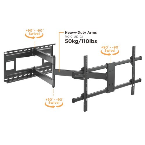 LUMI Brateck LPA49-483XLD TV Mounts for Most 43"-80" Flat Panel TVs