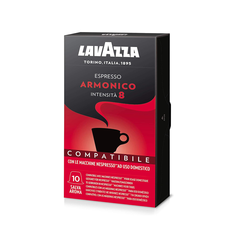 Lavazza Espresso Armonico, Nos Nespresso Compatible Coffee Capsules