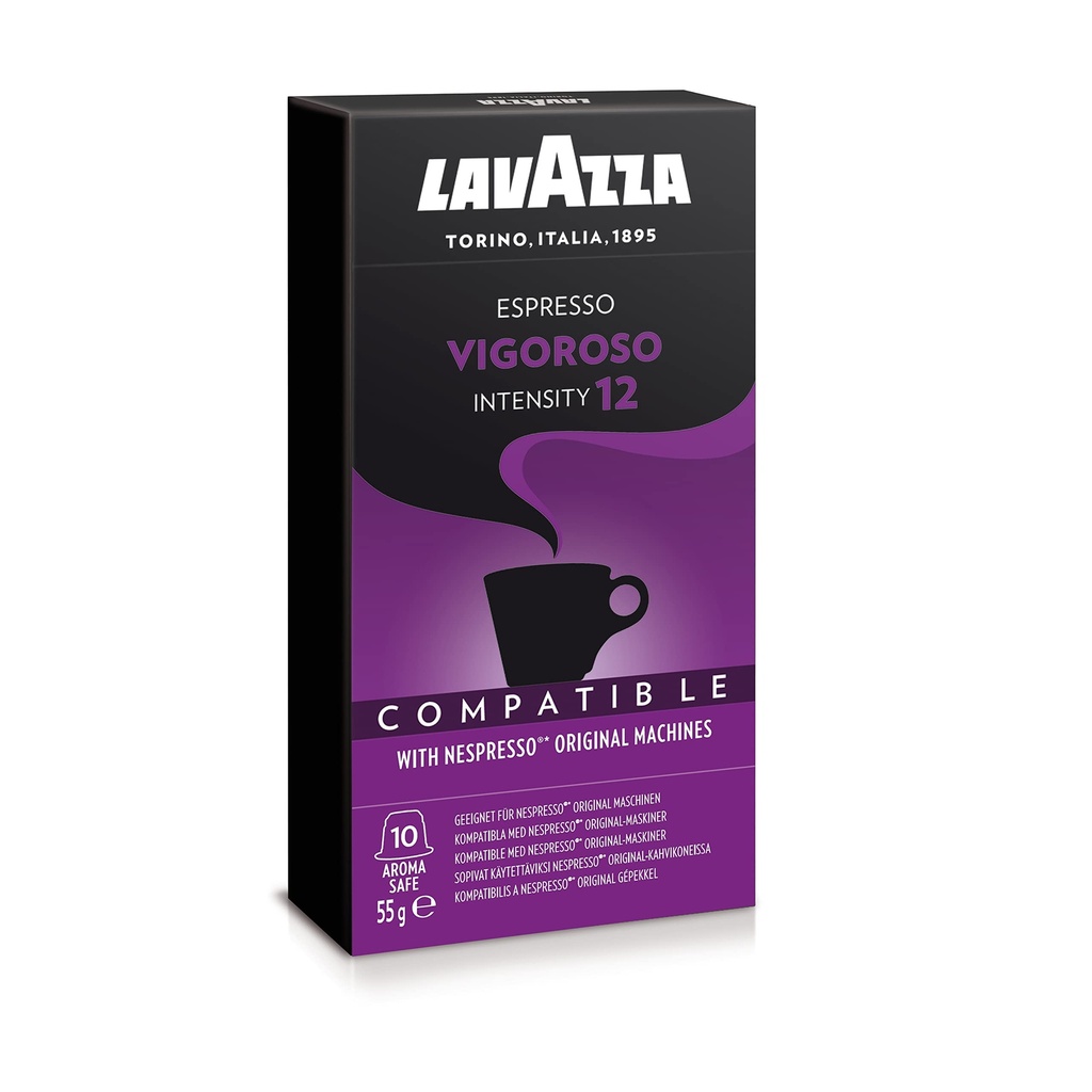 Lavazza Espresso Vigoroso, Nos Nespresso Compatible Coffee Capsules