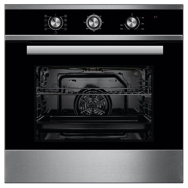 MIDEA 65M90M1 INOX 9 Program Steel Turbo Oven 70L ENERGY A  FUNCTIONS 10  ECHO  WITH TIMER BUTTON  TEMPERATURE UP TO 250 DEGREES
