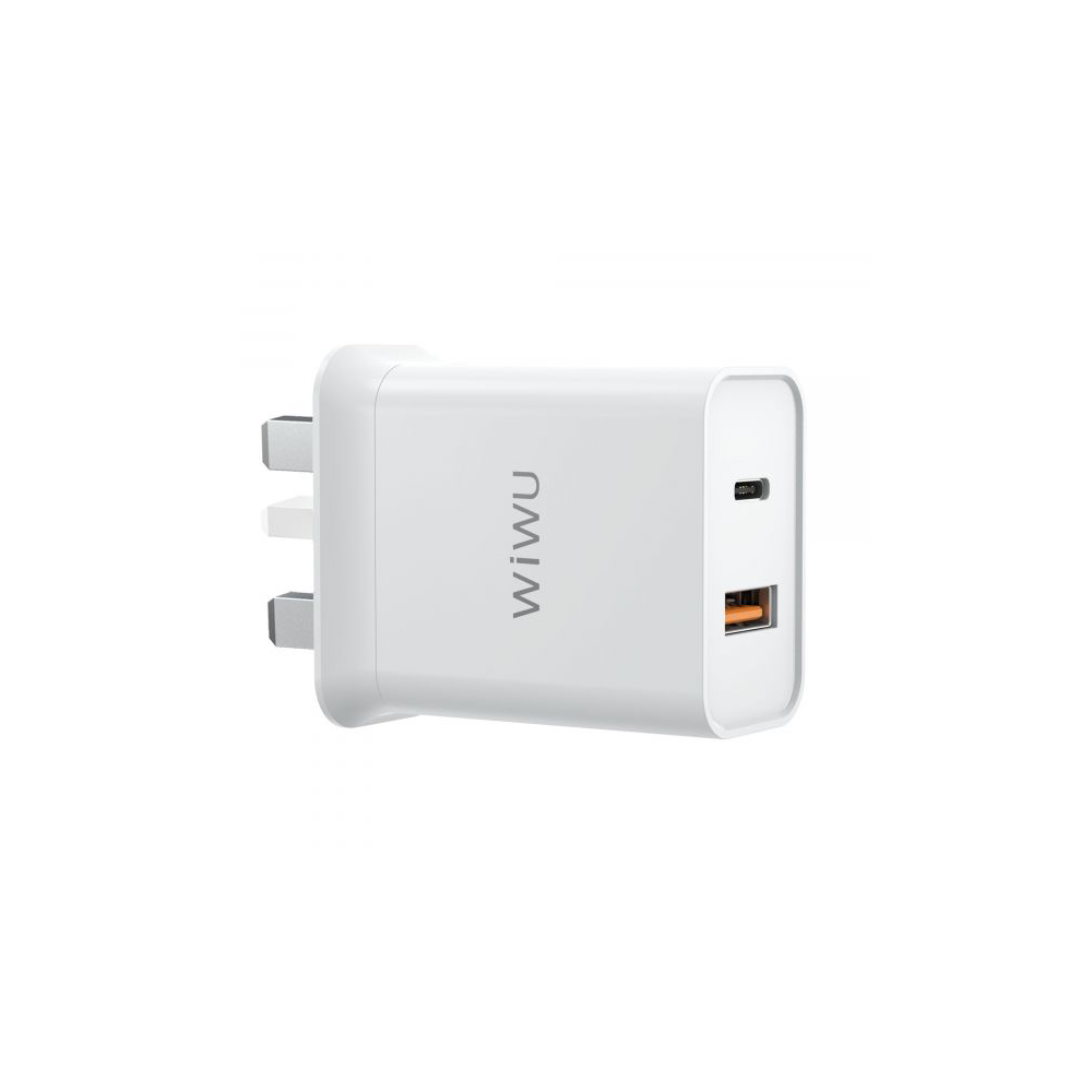 Wiwu Comet USB-C + QC3.0 20W Power Adapter