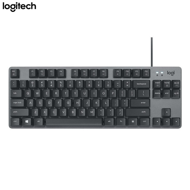Logitech K835 TKL Mechanical Corded Aluminium Keyboard, Red Switches, QWERTZ German Layout