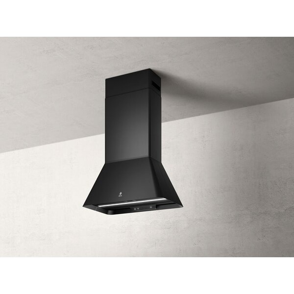 ELICA IKONA BL 60cm Black Island Hood SIZE 60x44cm VERSION channel output MIN-MAX AIR FLOW 300-800 m³/h MIN-MAX NOISE LEVEL 47-62 dB(A) TOTAL SUCTIONED 207W